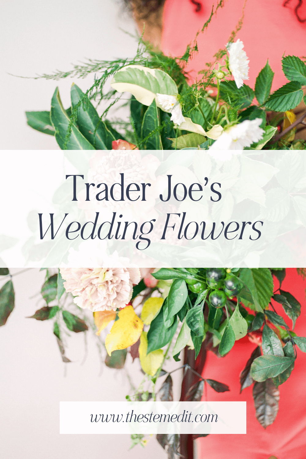 Trader Joe's wedding flowers